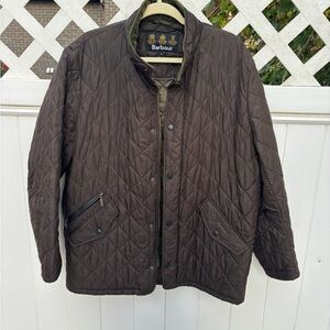 Barbour Men's Dark Brown Quilted Jacket